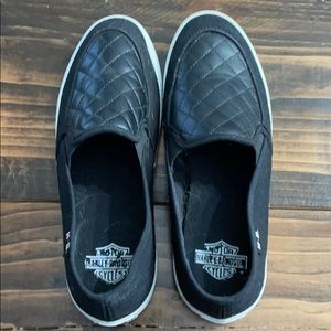 Women’s Harley Davidson slip on shoes. Size 7